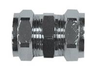 Chrome Plated Compression Coupling - 35mm